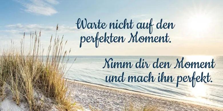 Keilrahmenbild Strand B/H: ca. 40x20 cm