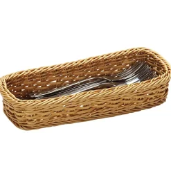 Kesper Besteckkorb braun Kunststoff B/H/L: ca. 11,5x28x275 cm