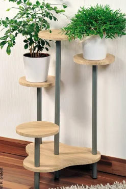 Kesper Blumenständer Eiche Spanplatte B/H/T: ca. 64,5x72,5x46 cm