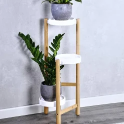 Kesper Blumenständer natur Bambus B/H/L: ca. 34x70x28 cm
