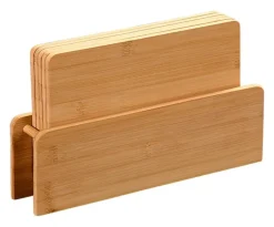 Kesper Brettchenständer natur Bambus B/H/L: ca. 6x18x29 cm
