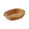 Kesper Brotkorb braun Kunststoff B/H/L: ca. 20x14x24 cm