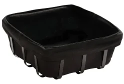 Kesper Brot/Obstkorb schwarz Metall B/H/L: ca. 22x9x22 cm