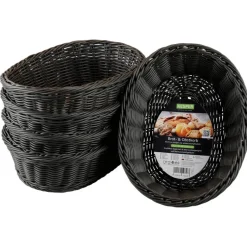 Kesper Brot und Obstkorb braun Kunststoff B/H/L: ca. 23x29,5x22 cm