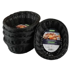 Kesper Brot und Obstkorb schwarz Kunststoff B/H/L: ca. 20,5x25x22 cm