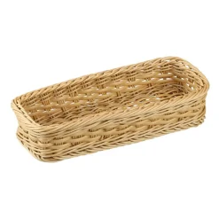 Kesper Brot und Obstkorb weiß Kunststoff B/H/L: ca. 23,5x30,5x21 cm