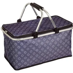 Kesper Einkaufskorb blau Polyester B/H/L: ca. 29x50x255 cm