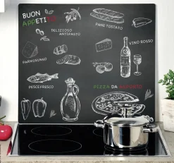 Kesper Herdblende-/Abdeckplatte Ristorante Glas