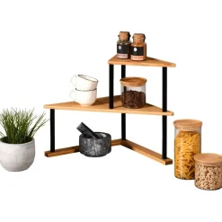Kesper Küchenregal natur Bambus B/H/L: ca. 29,5x39x52 cm