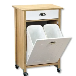 Kesper Küchenwagen weiß Spanplatte B/H/T: ca. 50x79x37 cm