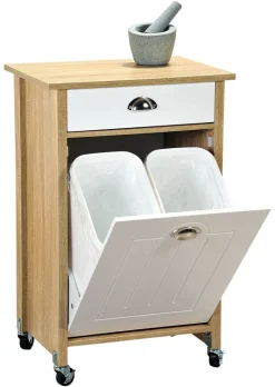 Kesper Küchenwagen weiß Spanplatte B/H/T: ca. 50x79x37 cm