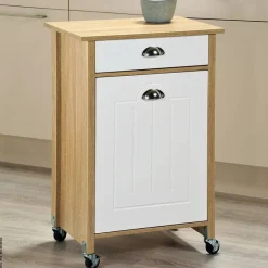 Kesper Küchenwagen weiß Spanplatte B/H/T: ca. 50x79x37 cm
