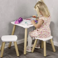 Kesper Kindertisch natur Holz B/H/L: ca. 38x43,5x58 cm