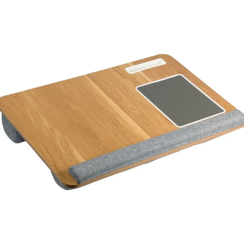 Kesper Laptop-Tablett grau MDF B/H/L: ca. 35,5x9,5x54,5 cm