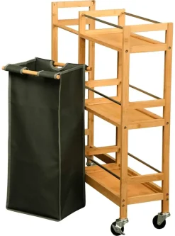 Kesper Nischenregal natur Bambus B/H/L: ca. 20x74x68 cm