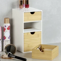 Kesper Organizer natur Holz B/H/L: ca. 16x27x14 cm