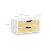 Kesper Organizer weiß Holz B/H/L: ca. 16x14x27 cm