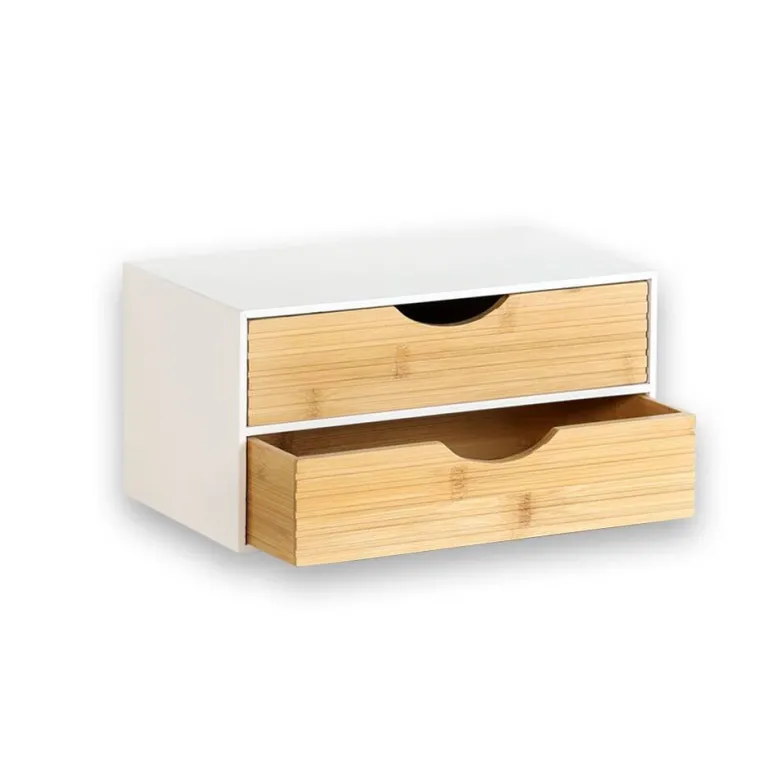 Kesper Organizer weiß Holz B/H/L: ca. 16x14x27 cm