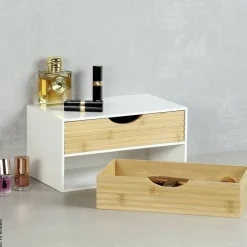 Kesper Organizer weiß Holz B/H/L: ca. 16x14x27 cm