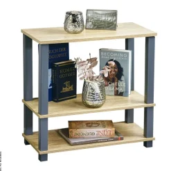 Kesper Regal grau Spanplatte B/H/L: ca. 29,5x58,5x60 cm