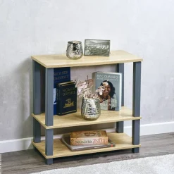 Kesper Regal grau Spanplatte B/H/L: ca. 29,5x58,5x60 cm