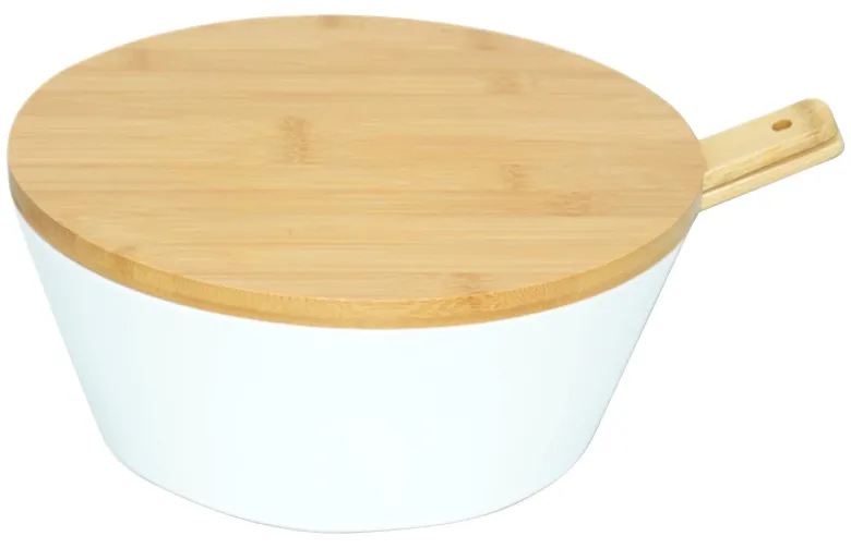 Kesper Salatschale weiß Melamin H/D: ca. 11x26 cm