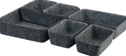Kesper Schale schwarz Polyester B/H/L: ca. 20x5x28,5 cm