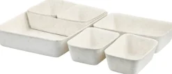 Kesper Schale weiß Polyester B/H/L: ca. 20x5x28,5 cm