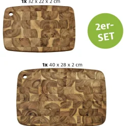 Kesper Schneidbrett natur Akazie Akazie B/H/L: ca. 28x4,5x40 cm