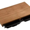 Kesper Schneidbrett natur Holz Bambus B/H/L: ca. 28,5x4,5x50 cm