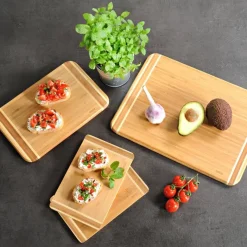 Kesper Schneidbrettset natur Holz Holz