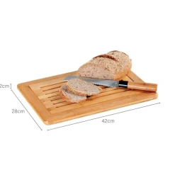 Kesper Schneidebrett natur Holz Bambus B/H/L: ca. 28x42x2 cm