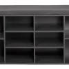 Kesper Schuhregal grau Spanplatte B/H/T: ca. 103,5x48x29,5 cm