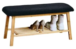 Kesper Schuhregal natur Bambus B/H/L: ca. 39,5x12,5x96 cm
