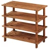 Kesper Schuhregal natur Holz B/H/L: ca. 26x52x54 cm
