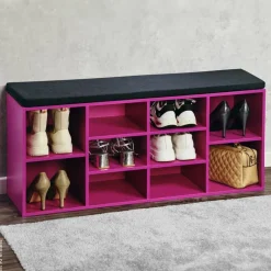 Kesper Schuhregal pink Spanplatte B/H/T: ca. 103,5x48x29,5 cm