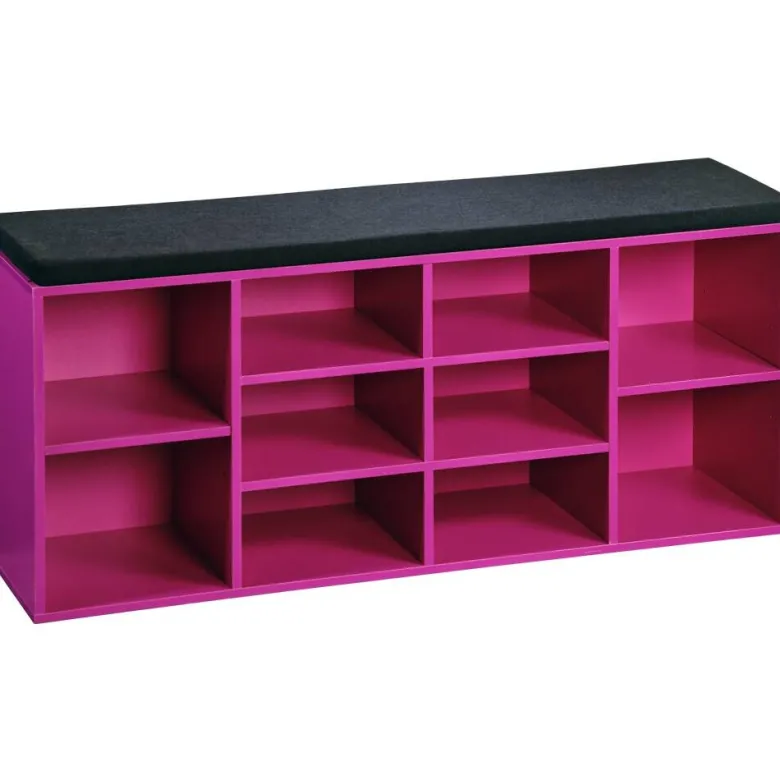 Kesper Schuhregal pink Spanplatte B/H/T: ca. 103,5x48x29,5 cm