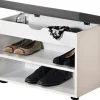 Kesper Schuhregal weiß Spanplatte B/H/L: ca. 30x47x60 cm