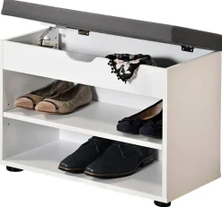 Kesper Schuhregal weiß Spanplatte B/H/L: ca. 30x47x60 cm