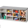 Kesper Schuhschrank mit Sitzkissen weiß Spanplatte B/H/L: ca. 29,5x48x103,5 cm