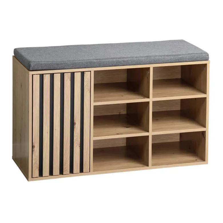 Kesper Schuhschrank natur Holz B/H/L: ca. 29,5x48x76 cm