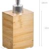 Kesper Seifenspender natur Bambus B/H/L: ca. 6,5x18x8,5 cm