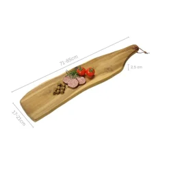 Kesper Servierbrett natur Akazie B/H/L: ca. 21x85x25 cm