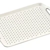 Kesper Serviertablett weiß Kunststoff B/L: ca. 32x45,5 cm
