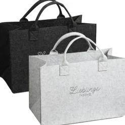 Kesper Tasche grau Polyester B/H/L: ca. 34x25x50 cm
