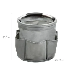 Kesper Universal-Reinigungskorb grau Edelstahl B/H/L: ca. 28x26,5x29 cm