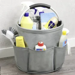 Kesper Universal-Reinigungskorb grau Edelstahl B/H/L: ca. 28x26,5x29 cm