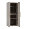 Keter Kunststoffschrank Groove beige Kunststoff B/H/T: ca. 80x180x45 cm