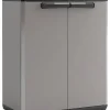 Keter Recyclingschrank Split Basic grau Kunststoff B/H/T: ca. 68x85x39 cm
