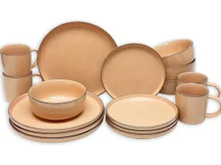 KEVOLI home Kombiservice terra Steingut 16 tlg.